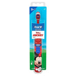Oral-B Disney Mickey Mouse battery-powered kids toothbrush in blue packaging