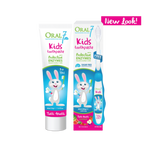 Oral-B Kids toothpaste and toothbrush set with Tutti Frutti flavor and bunny character.