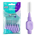 TePe extra soft interdental brushes for gentle cleaning between teeth, 8 piece pack.
