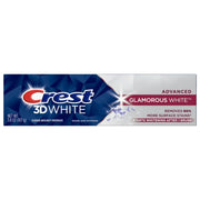 Crest 3D White Advanced Glamorous White toothpaste for enamel safe whitening