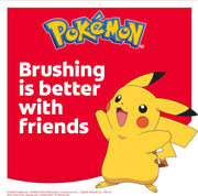 Colgate Kids Pokemon Toothbrush Set, Battery & Manual Toothbrush, Toothpaste, Blue/Black/Red