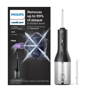Philips Sonicare Cordless Power Flosser 3000 oral irrigator with Quad Stream technology.