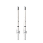 Two Philips Sonicare F2 replacement toothbrush heads for oral hygiene.