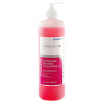 500ml bottle of Microshield 4 Chlorhexidine Gluconate Solution IP 4% w/v for oral hygiene