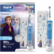 Oral-B Disney Frozen edition rechargeable electric toothbrush for kids with travel case.