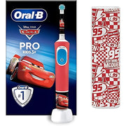Oral-B Pro Kids 3+ electric toothbrush with Disney Pixar Cars Lightning McQueen design.