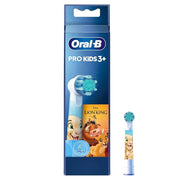 Oral-B Pro Kids 3+ replacement toothbrush head with Disney The Lion King design.