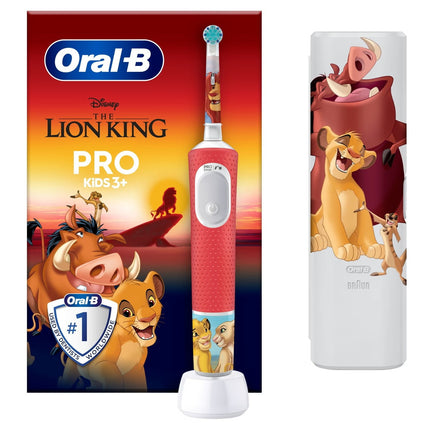 Oral-B Junior Kids Rechargeable Toothbrush with Travel Case Frozen/Disney/Star Wars/Buzz/Spiderman