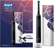Oral-B Pro 3 3500 electric toothbrush with floral design edition travel case.