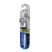 Systema Ultra Dense Gum Protect toothbrush with soft tapered bristles for gentle oral care