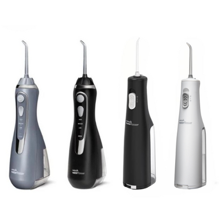 Waterpik WP-560/WF-02 Cordless Advanced/Express Water Flosser For Teeth, Gums, Braces, Dental Care With Tips (WF-02 Battery Powered)