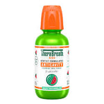 TheraBreath Kids Anticavity Fluoride Oral Rinse in Wacky Watermelon flavor.
