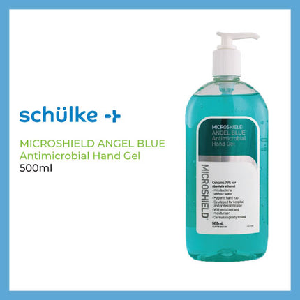 Schulke Microshield® Angel Blue Antimicrobial Hand Gel 500ml Hospital Grade Sanitizer