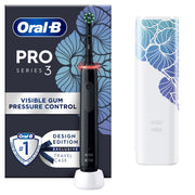 Oral-B Pro Series 3 electric toothbrush with design edition travel case and pressure control.