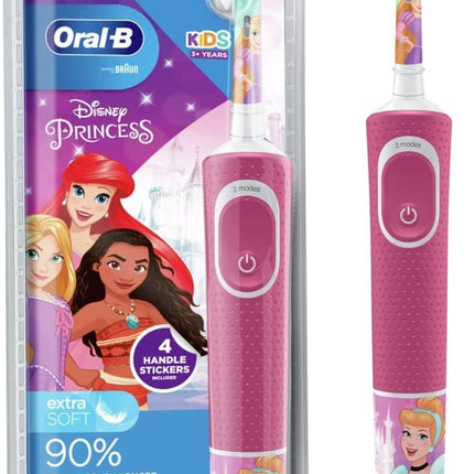 Oral B Kids Electric Toothbrush - Princess Cars Frozen StarWars Spiderman Disney Buzz