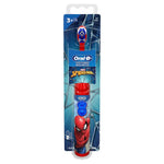 Oral-B Marvel Spider-Man battery powered toothbrush for kids in blue and red packaging