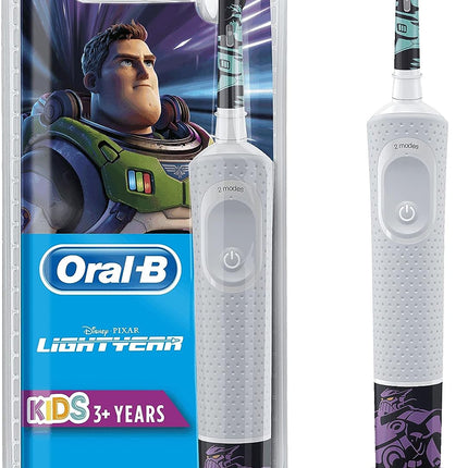 Oral B Kids Electric Toothbrush - Princess Cars Frozen StarWars Spiderman Disney Buzz