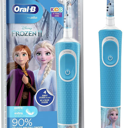 Oral B Kids Electric Toothbrush - Princess Cars Frozen StarWars Spiderman Disney Buzz