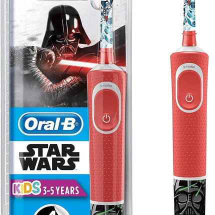 Oral B Kids Electric Toothbrush - Princess Cars Frozen StarWars Spiderman Disney Buzz